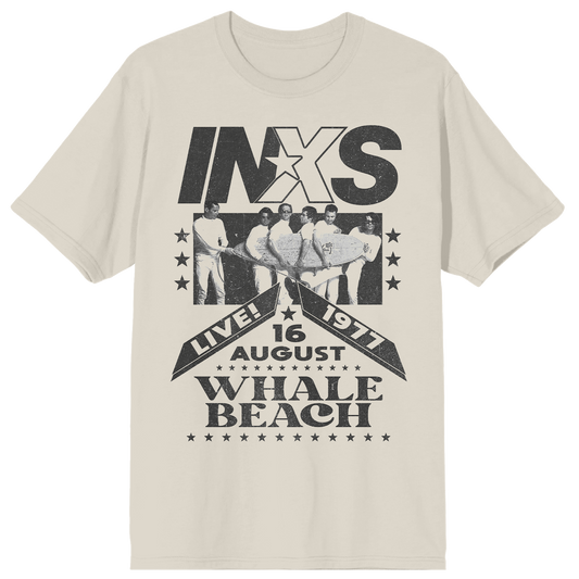 Whale Beach '77 Flyer Natural Tee