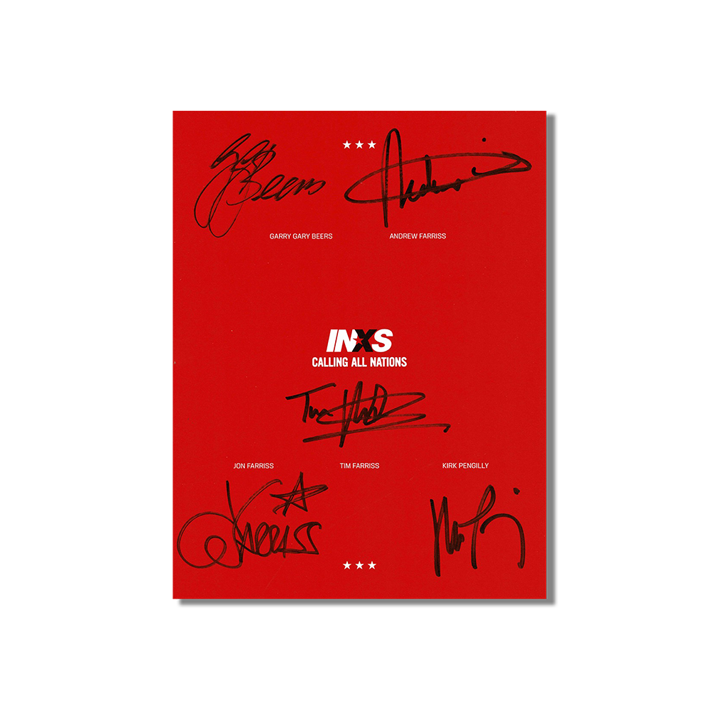 Calling All Nations - A Fan History of INXS Signed Super Deluxe Edition Book