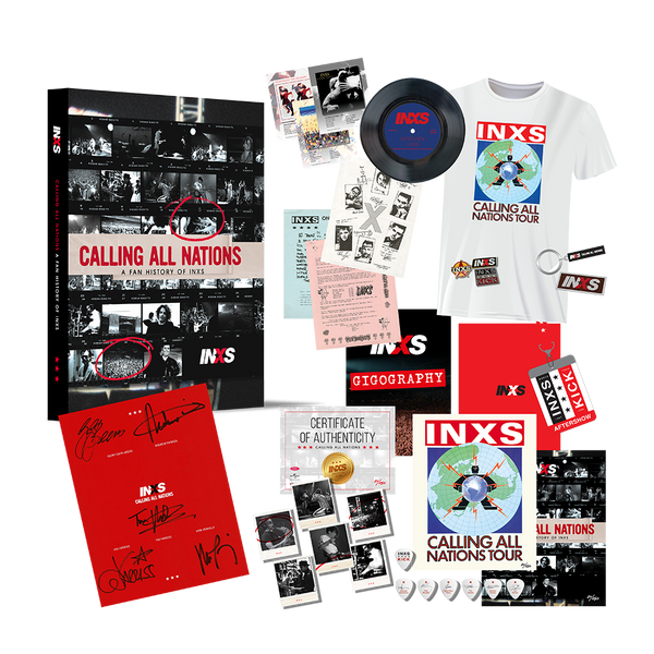 Calling All Nations - A Fan History Of INXS Signed Super Deluxe Book ...