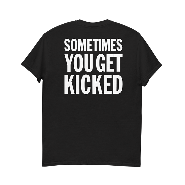 Sometimes You Kick Black T-Shirt – INXS Official Store
