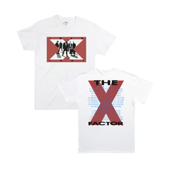 INXS 1991 X Factor Tour White T-Shirt